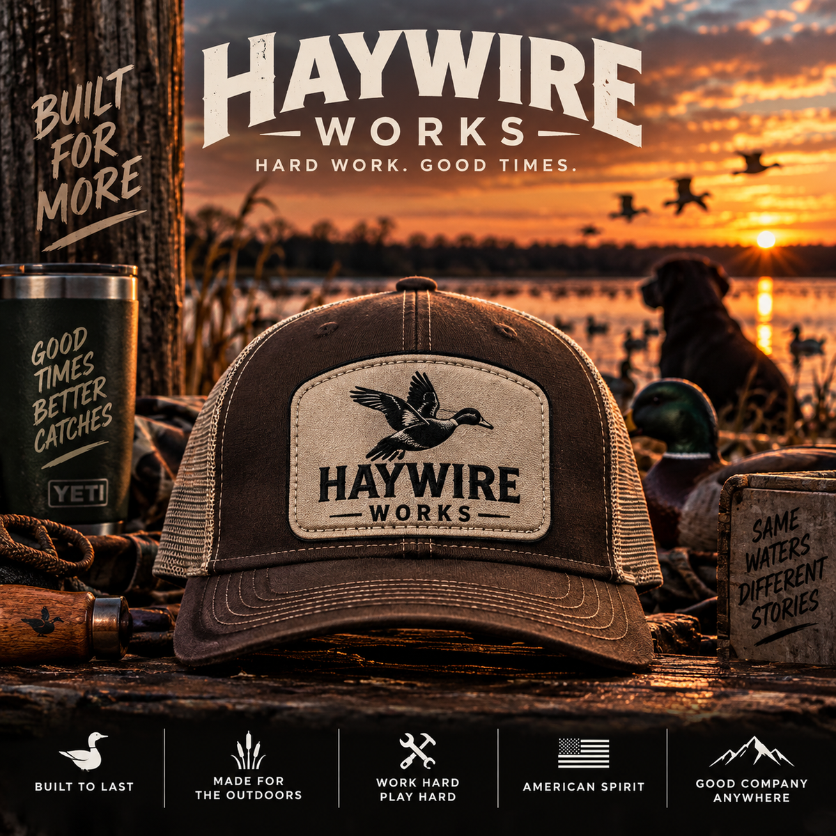 Haywire Works - Waterfowl Trucker Hat