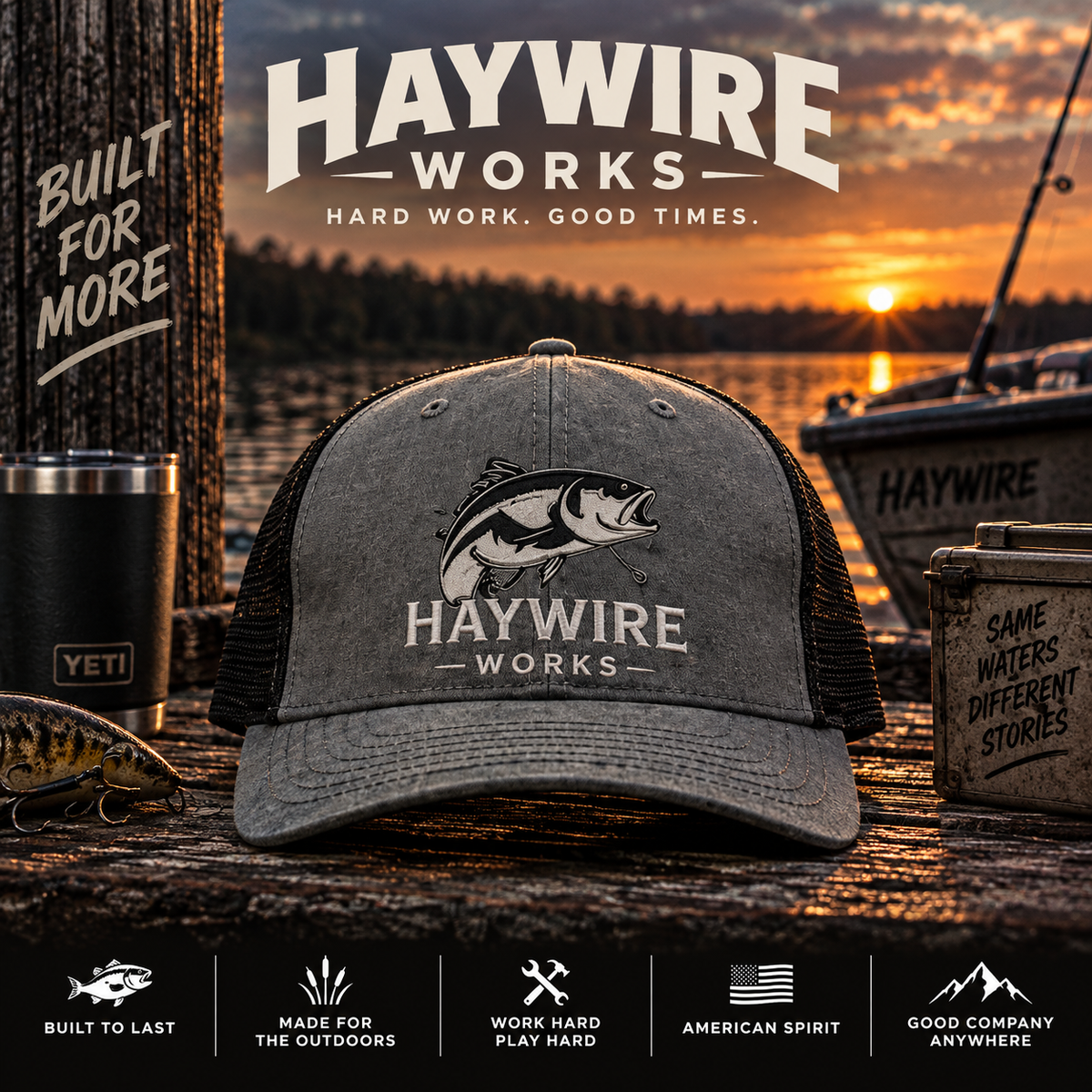 Haywire Works - Fish Trucker Hat